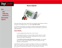 Tablet Screenshot of digicardio.com